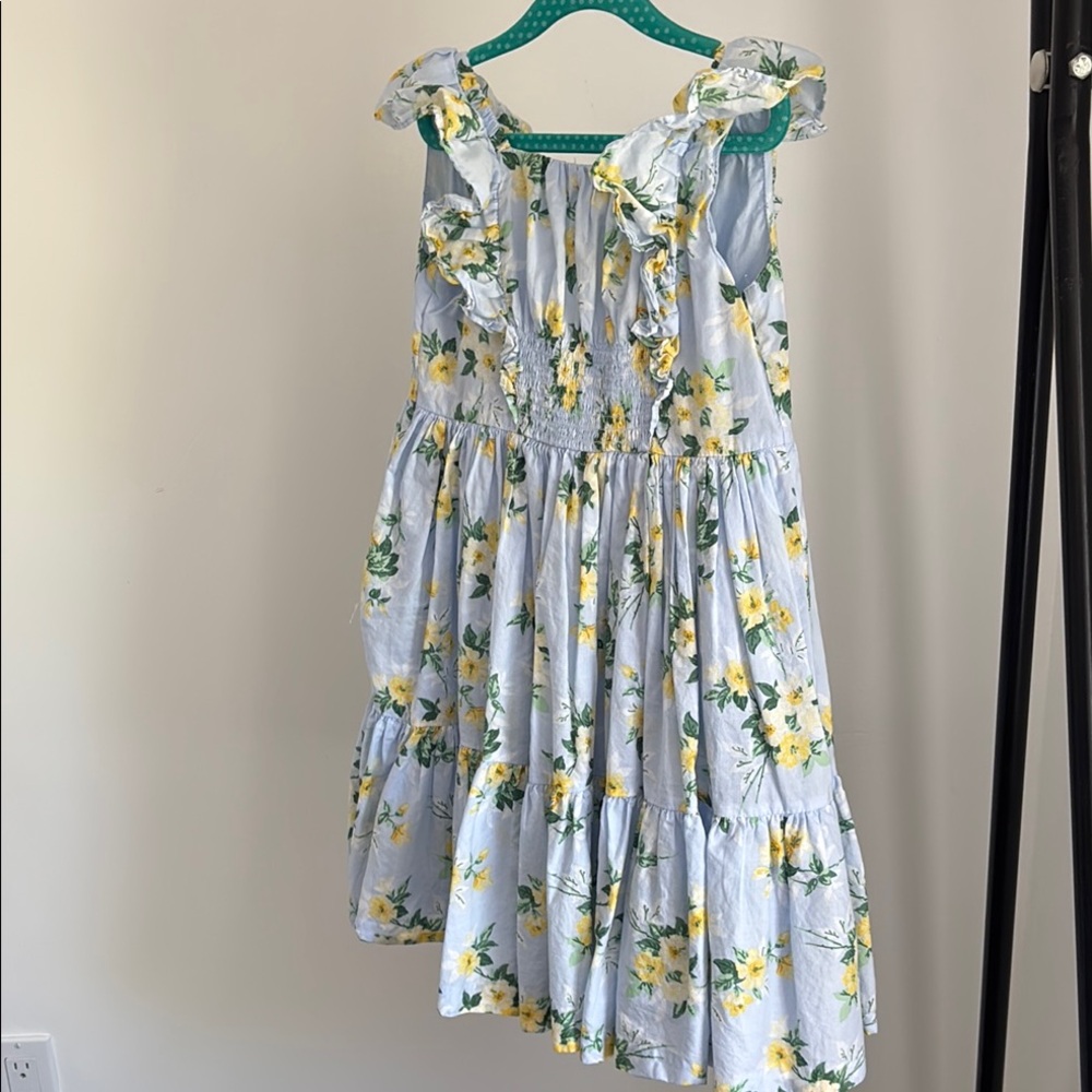 Janie and Jack Floral Ruffle Kids Dress